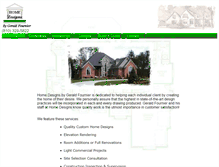 Tablet Screenshot of homedesignsbygf.com